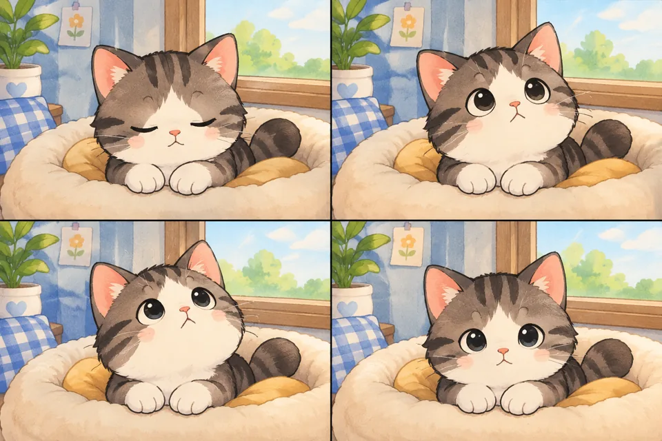 Storyboard preview for 插画里的角色苏醒