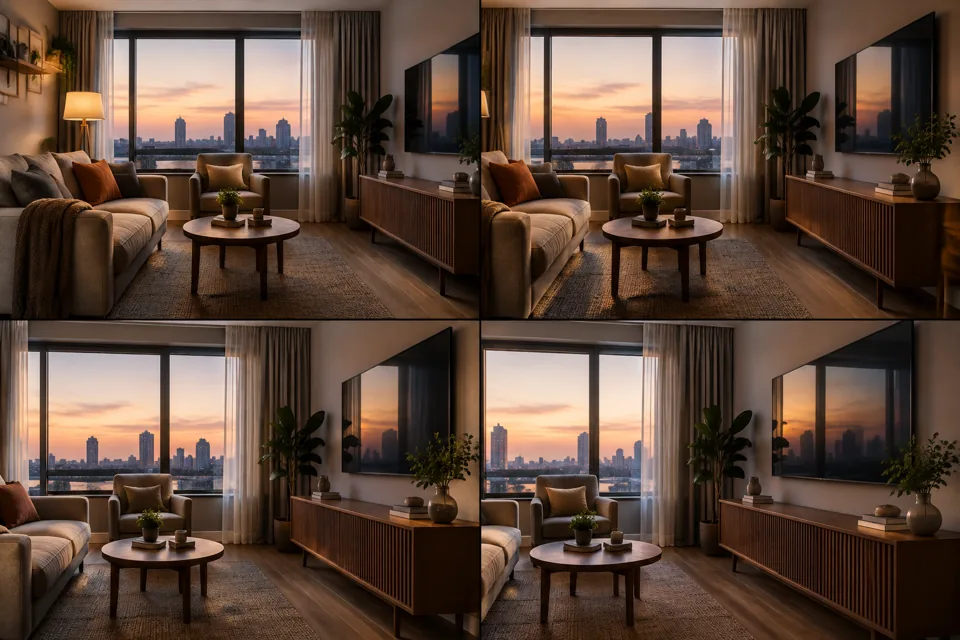 Storyboard preview for 室内空间微运镜