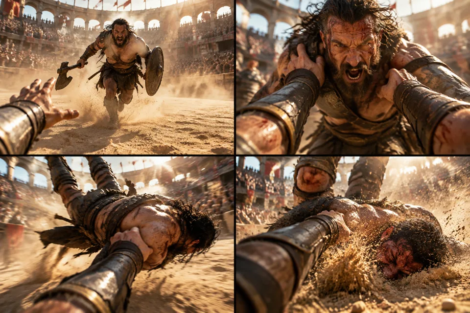 Gladiator POV(罗马角斗士)的分镜预览