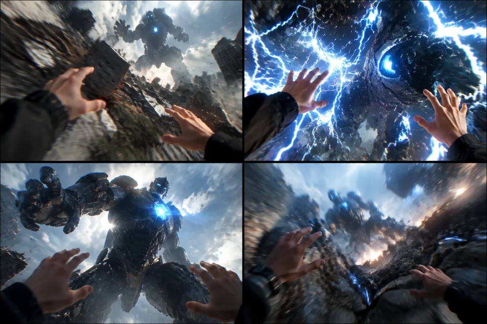 Electro POV — 第一视角电力幻想的分镜预览