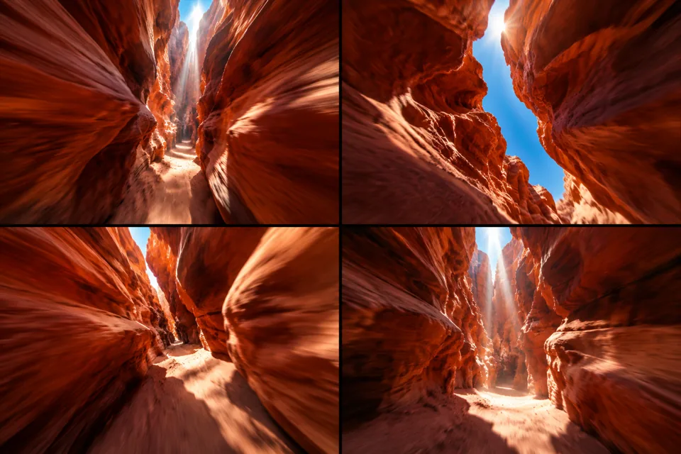 Canyon Flight的分镜预览